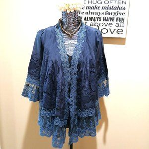 Lace Kimono - Hip Length